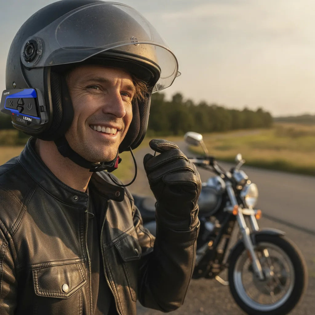 Intercom moto 1600M 4 pilotes
